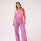 Elsa Stripe Trousers In Pink Mix