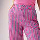 Elsa Stripe Trousers In Pink Mix
