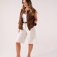 Elsa Bermuda Shorts In Ivory