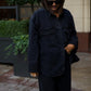 Love Laura Denim Shacket In Black Wash