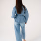 Love Laura Carrot Barrell Jeans In Mid Wash