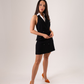 Kiera Halter Blazer Dress In Black
