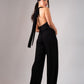 Alana Halter Jumpsuit In Black