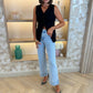 Love Laura Turn Up Jeans In Light Wash