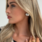 Mona Oval Earrings In Silver
