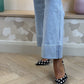 Love Laura Turn Up Jeans In Light Wash