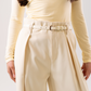 Willow Belted Trousers In Lemon