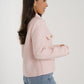 Arabella Tweed Blazer In Pink
