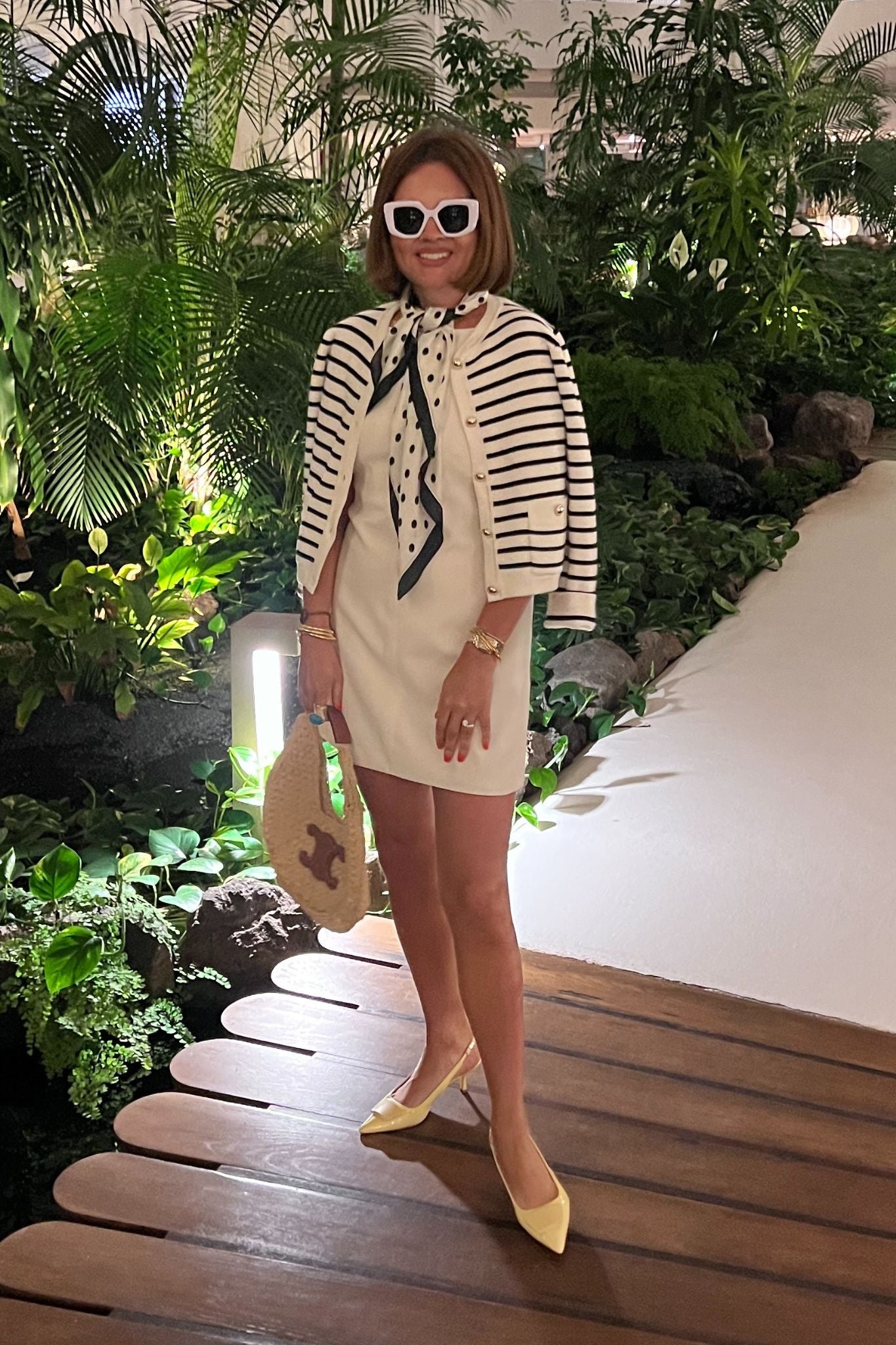 Kiera Strappy Dress In White