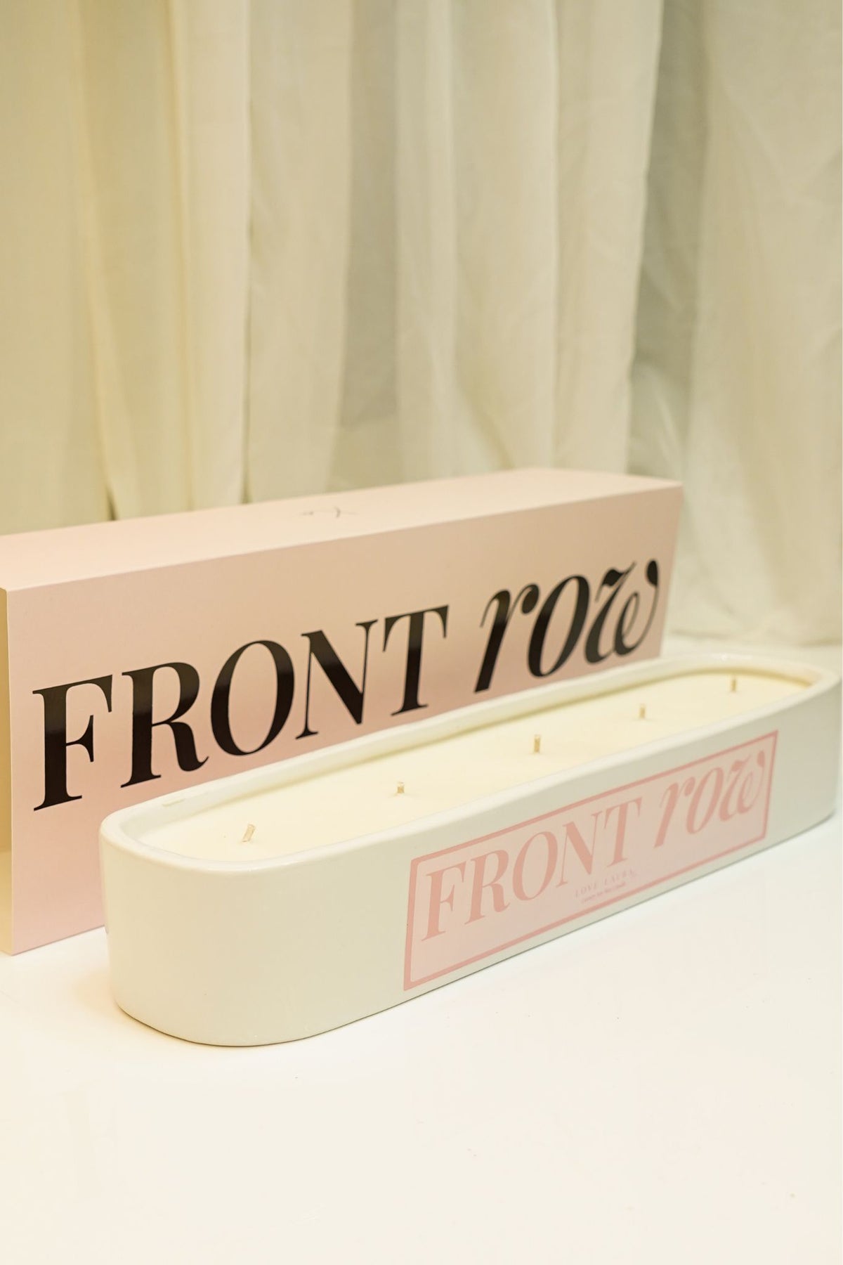 Front Row With Love Laura Long Ceramic Candle