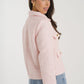 Arabella Tweed Blazer In Pink