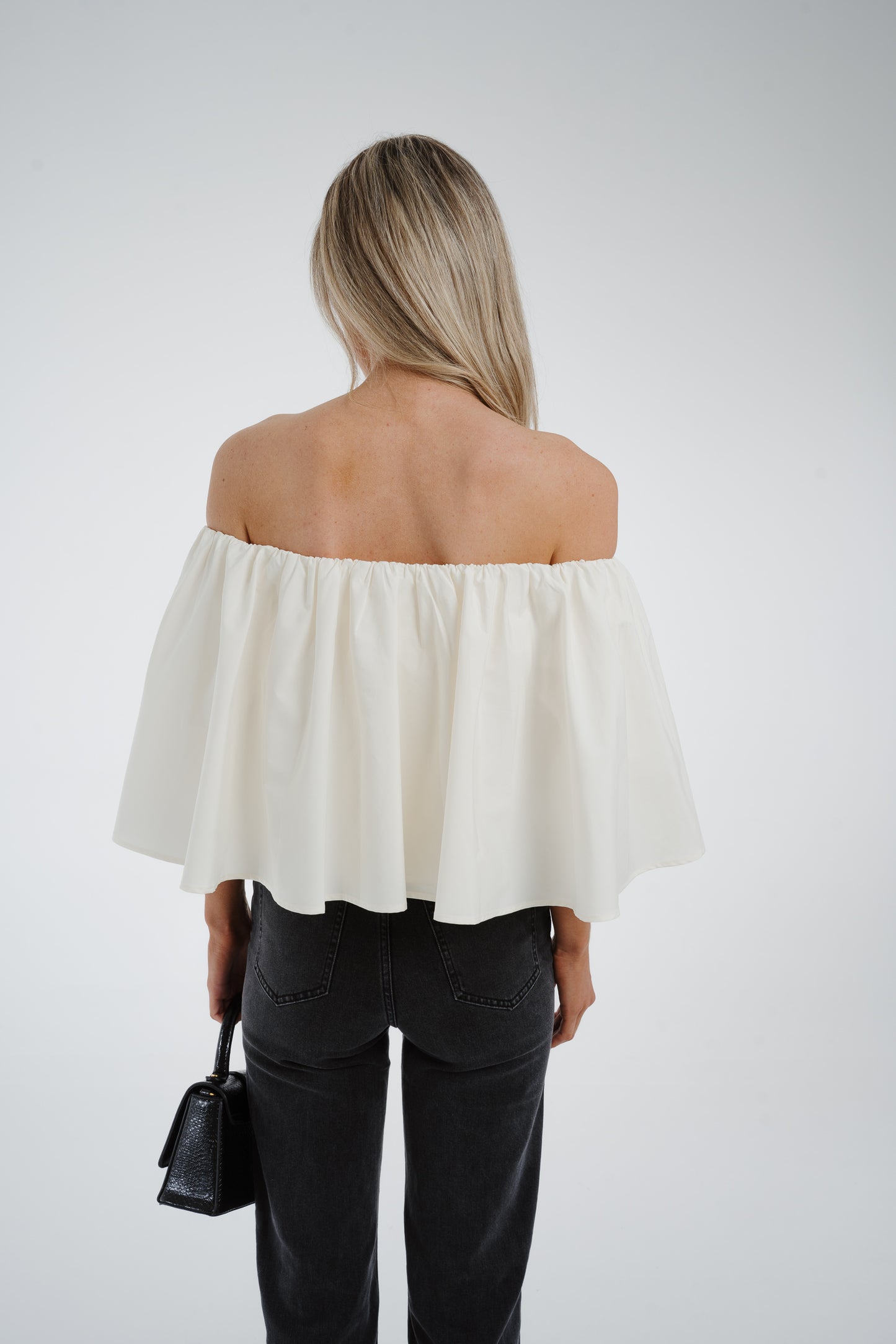 Jasmine Off Shoulder Top In Cream
