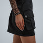 Jasmine Utility Mini Skirt In Black