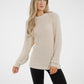 Jasmine Open Sleeve Jumper In Cream