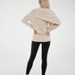 Jasmine Open Sleeve Jumper In Cream