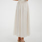 Jasmine Maxi Skirt In Cream