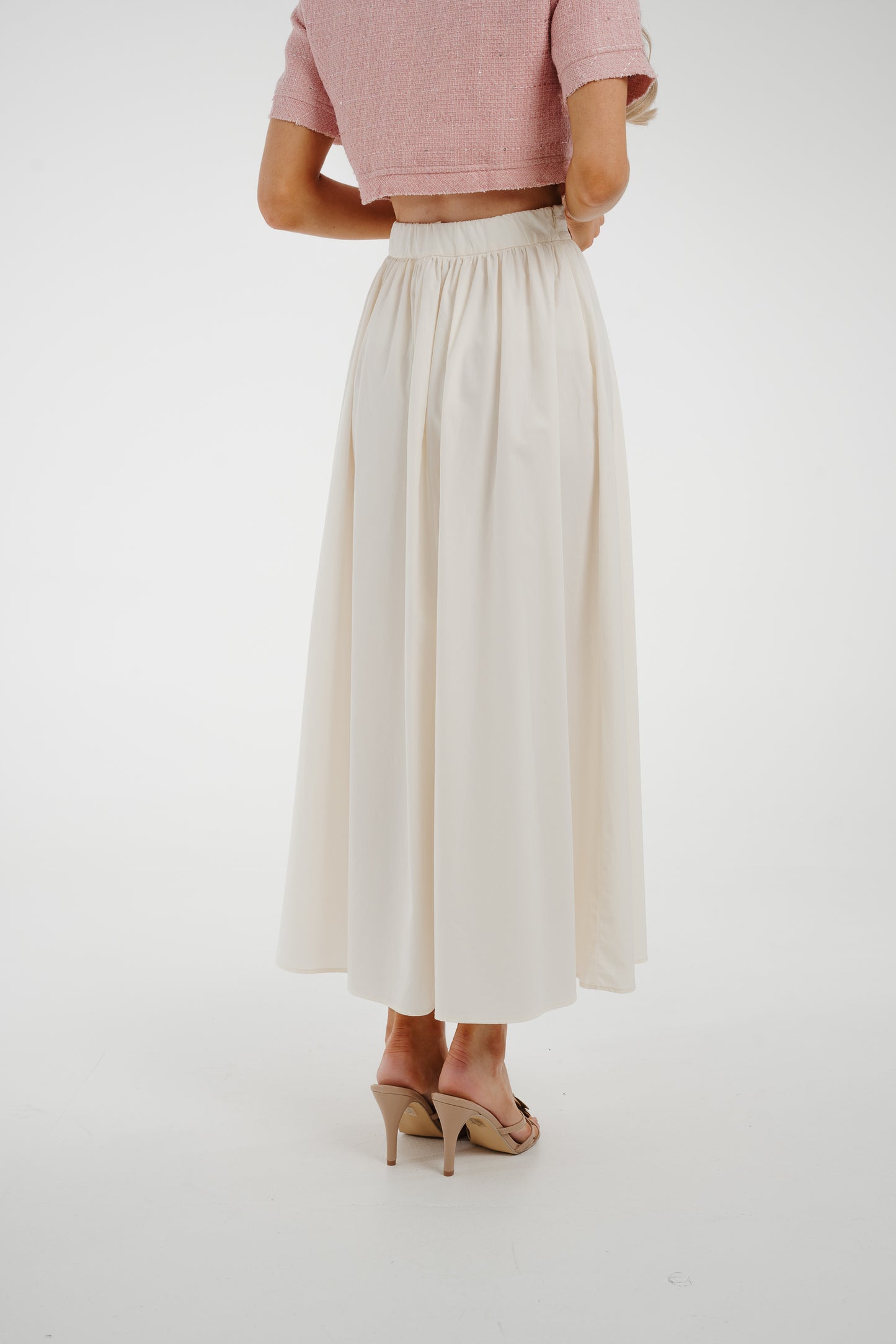 Jasmine Maxi Skirt In Cream