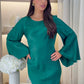 Alana Keyhole Back Dress In Green