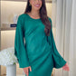Alana Keyhole Back Dress In Green