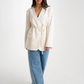 Paige Collarless Blazer In Cream