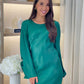 Alana Keyhole Back Dress In Green