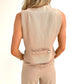 Love Laura Forever Waistcoat In Neutral