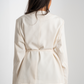 Paige Collarless Blazer In Cream