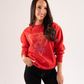 Polly Aloha Sweatshirt In Red