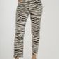 Lynne Mom Jeans In Zebra Print