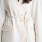Paige Collarless Blazer In Cream