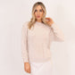 Leah Textured Jumper In Neutral