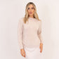 Leah Textured Jumper In Neutral