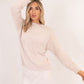 Leah Textured Jumper In Neutral