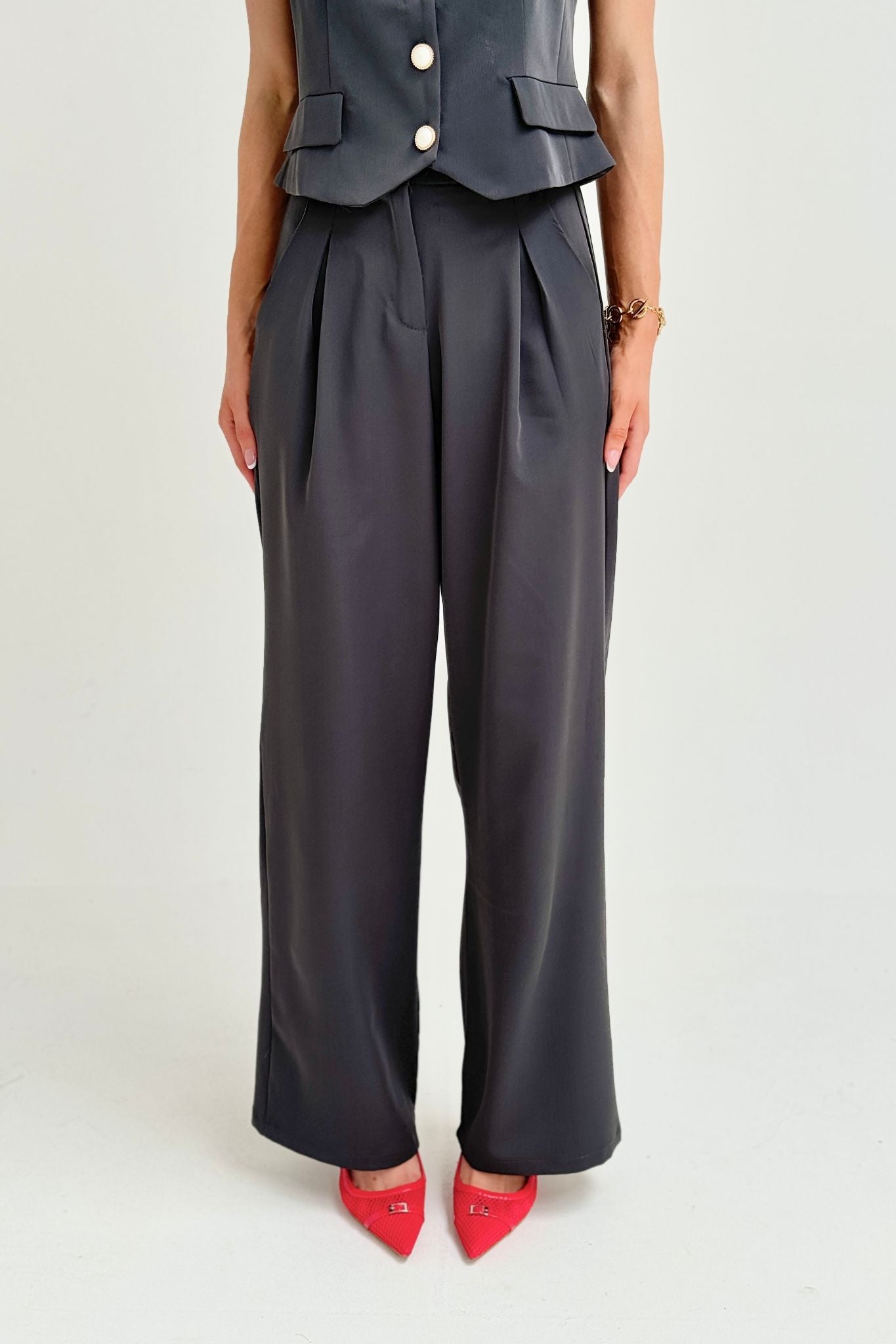 Love Laura Forever Trouser In Slate
