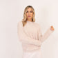Leah Textured Jumper In Neutral