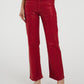 Quinn Metallic Jeans In Red