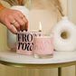 Front Row With Love Laura Candle Jar