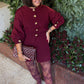 Love Laura Cardigan In Burgundy