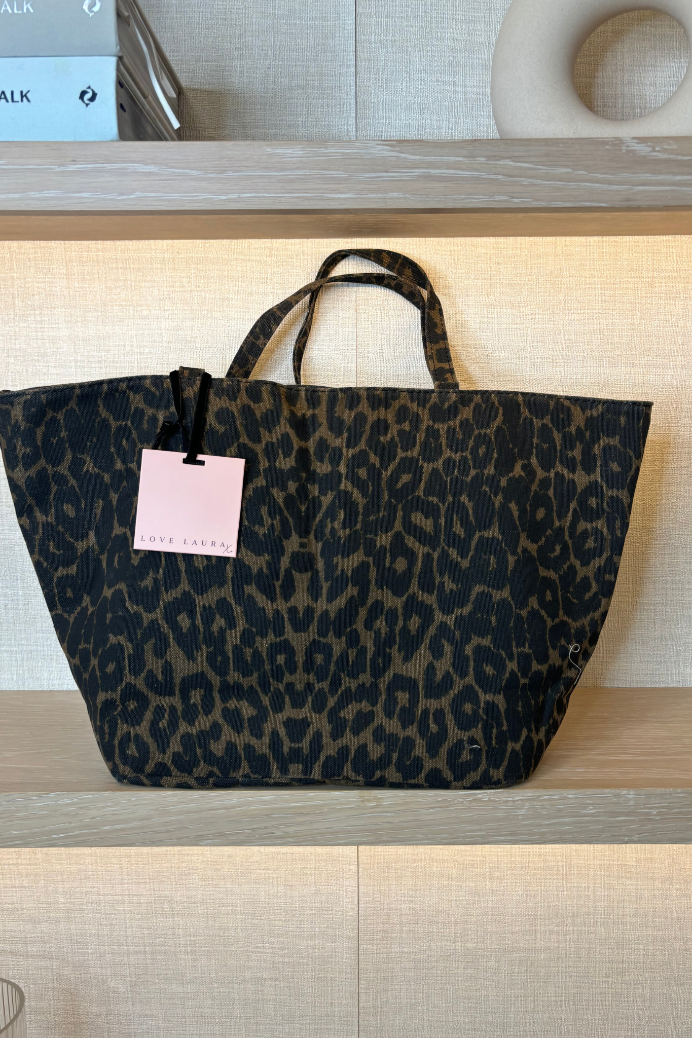 Love Laura Tote Bag In Leopard Print