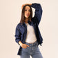 Freya Denim Shirt In Dark Wash
