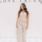 Love Laura Forever Trouser In Neutral