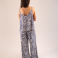 Becca Zebra Print Cami In Blue