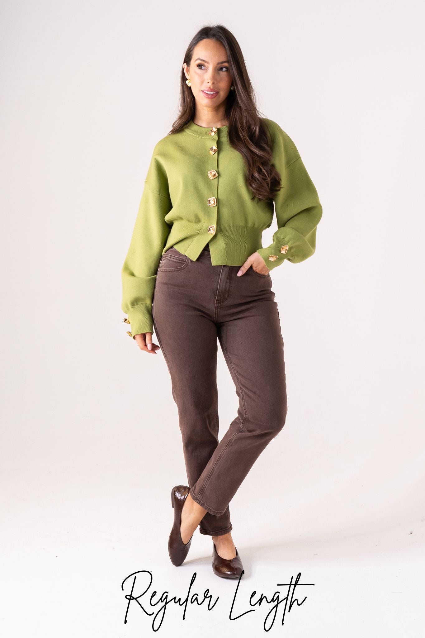 Love Laura Mom Jeans In Chocolate