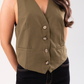 Lily Waistcoat In Khaki