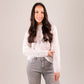 Holly Lace Effect Jumper In White