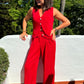 Love Laura Forever Trouser In Red