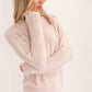 Leah Textured Jumper In Neutral