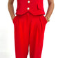 Love Laura Forever Trouser In Red
