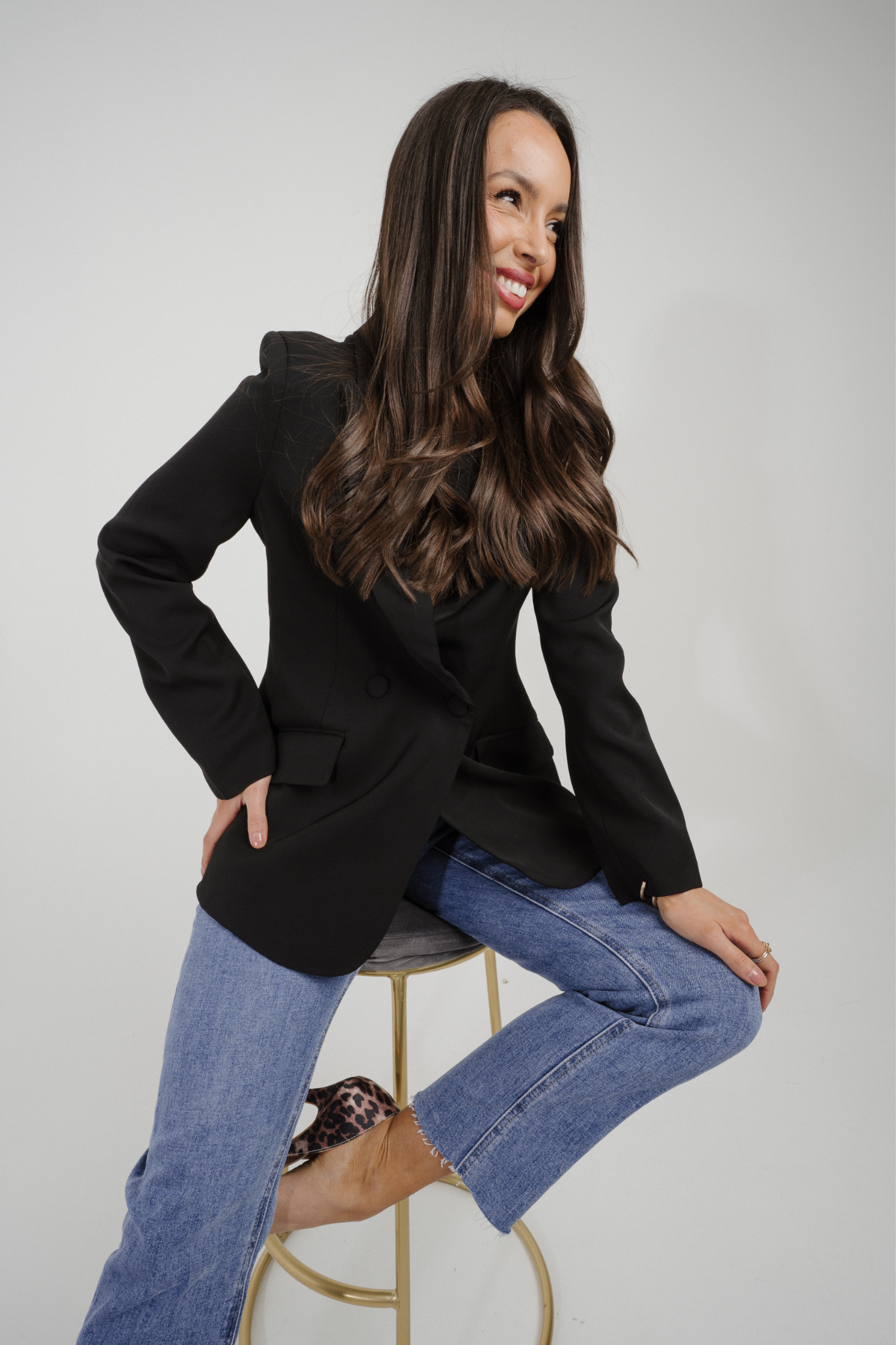 Nadia Blazer In Black