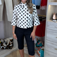 Kiera Capri Trousers In Black